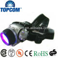 18+2 uv and red led head lamp With telescopic zoom